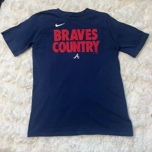 Nike Dark Blue Graphic Tee Braves Country Boys XL